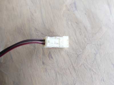 BMW 2 Pin 2 Wire White Connector Plug w/ Pigtail5